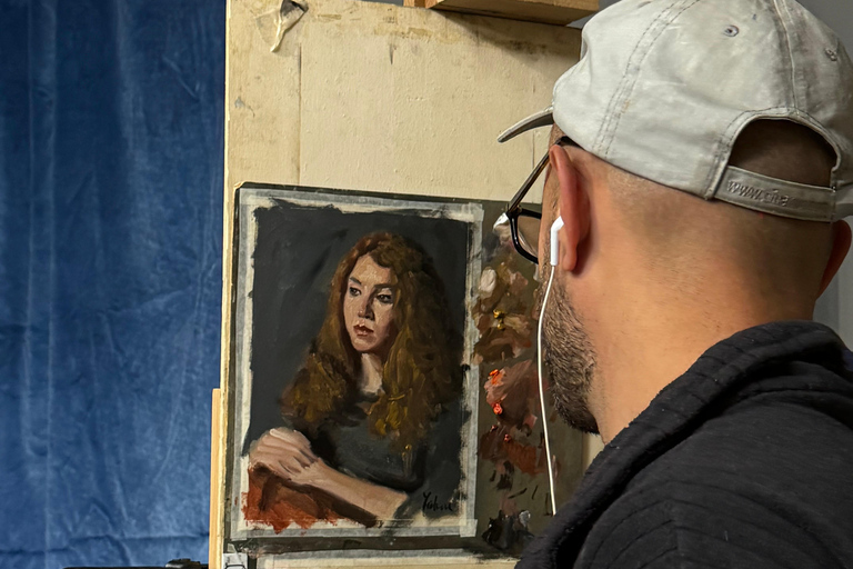 Florence: Create Your Own Oil Painting in a Real Art Studio Sunday Premium Atelier Session