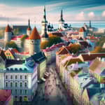 Tallinn: Guida audioguida per tour panoramici con 10 punti di interesse.