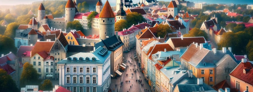 Tallinn : Guide audioguide avec 10 points de visite touristique
