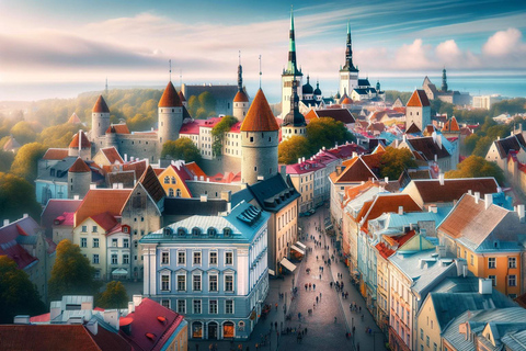 Tallinn : Guide audioguide avec 10 points de visite touristique