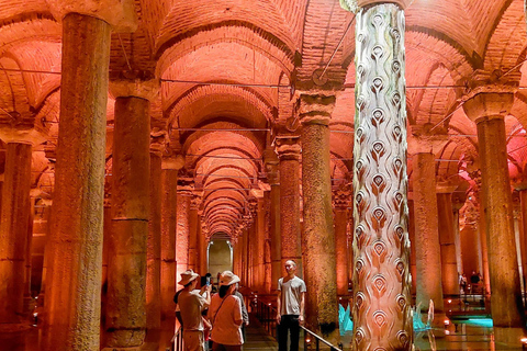 Istambul: excursão a pé pela Cisterna da Basílica com ingresso