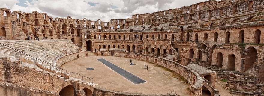 Depuis Hammamet/Sousse : visite de l'amphithéâtre (tout compris)