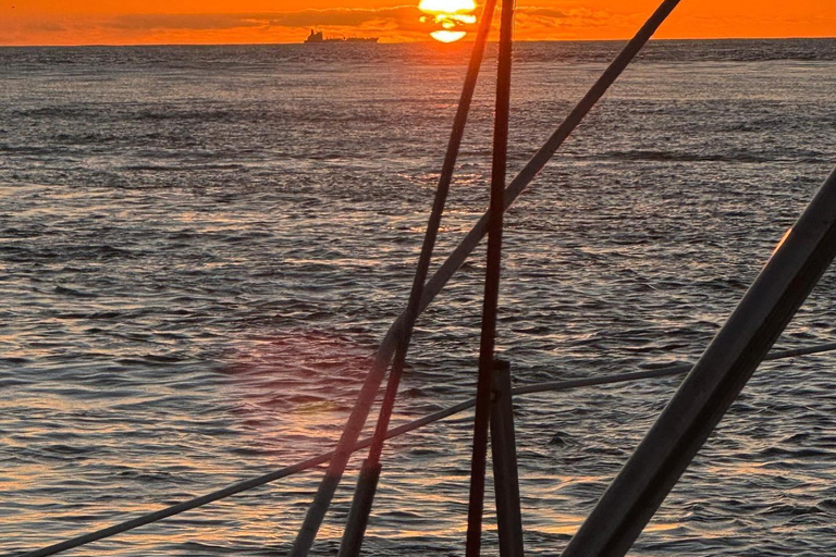 Porto,cruise with magical sunset ocean,open sail drink&snack Shared Magical Sunset Ocean