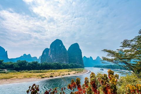 Guilin: Collina della proboscide dell&#039;elefante, grotta del flauto di canna e città vecchia di Daxu