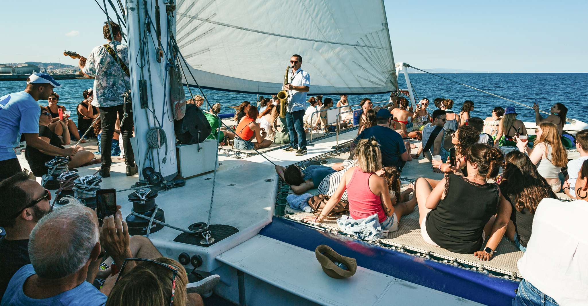 Barcelona: Sunset Catamaran Cruise with Live Music photo 8