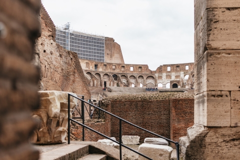 Rome: Skip the Line Colosseum, Forum, and Palatine Hill Tour Colosseum Arena Floor, Forum and Palatine Hill German Tour
