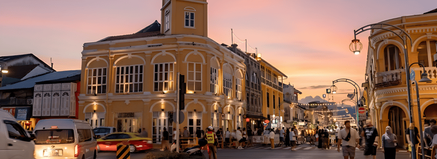 Phuket : Visite de la vieille ville en une demi-journée avec un guide de la région