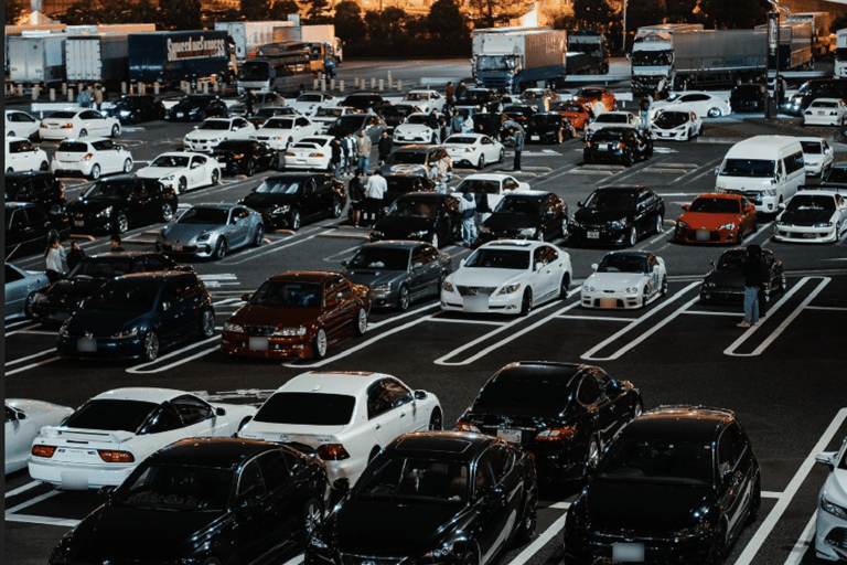 Tokio: Experiencia en coche en la zona de aparcamiento de Daikoku 大黒PATokio: Experiencia en coche Daikoku