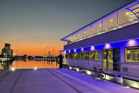 Dîner-croisière de luxe sur le Dhow Marina de Dubaï (catamaran)