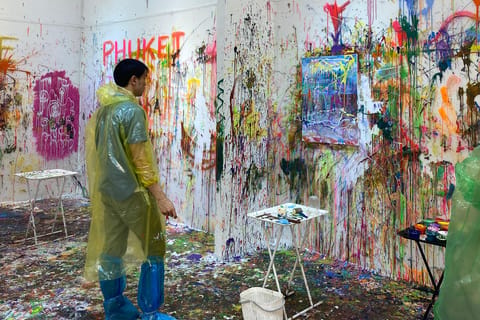 Phuket: Splash Painting Workshop