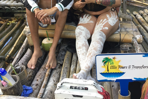 Montego Bay : Rafting en bambou sur la rivière Lethe / Massage à la pierre calcaire