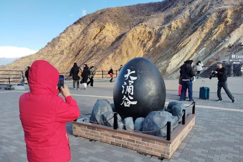 Tokio: excursión de un día a Hakone en tren con crucero por el lago Ashi