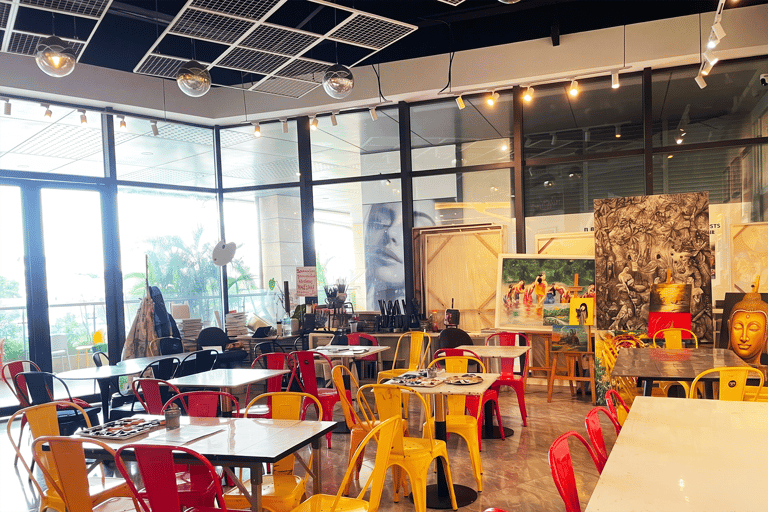 Vientiane: Art House Cafe Painting & Eco Print Workshop