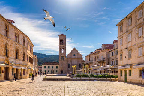 Split: Full-Day 4 Islands Tour by Luxury Boat