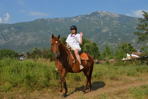 Fethiye: Horseback Safari w/ Pine Forest Ride & Kayakoy View Pro Riders Horse Safari w/ Free Ride & Transfer