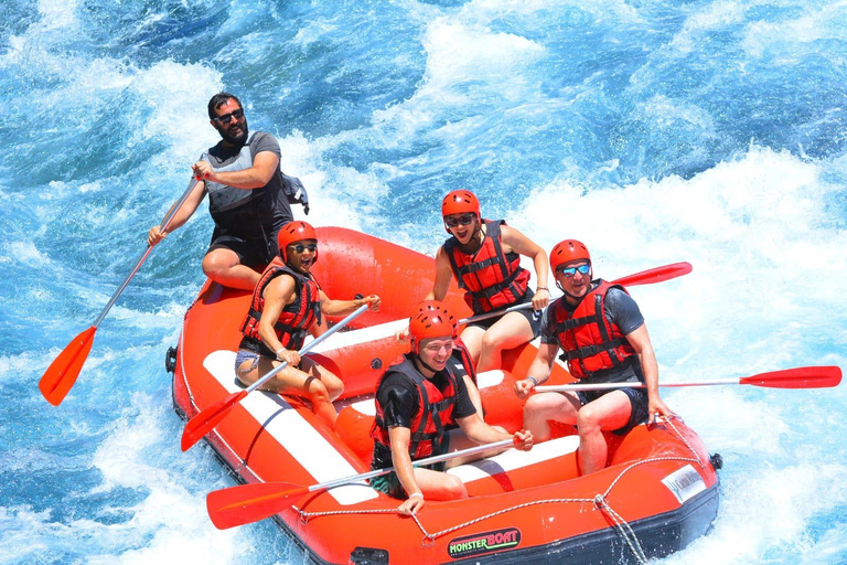 From Side/Belek/Antalya: Vip Rafting, Quad & Zip Combo Tour