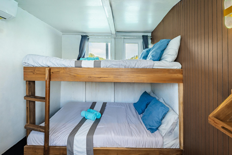 Dormitory style in Local wooden Boat Komodo Liveaboard 3D2N