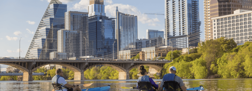 Austin : Excursion en kayak dans le centre-ville