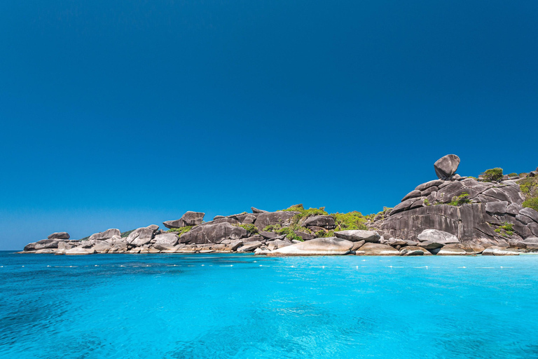 Phuket/Khao Lak: Snorkel Bliss to Similan Island by Powercat Hotel pickup in Khao Lak