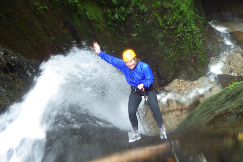 Baños: Canyoning in Chamana or Rio Blanco Waterfalls