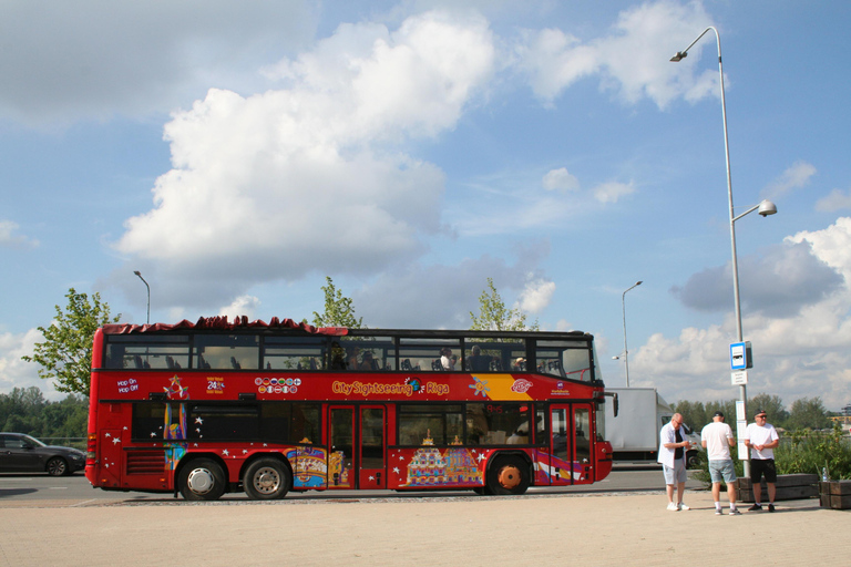 Riga: City Sightseeing Hop-On Hop-Off Bus Tour 24-Hour Ticket