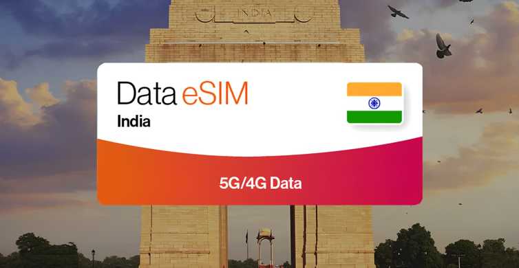 India: Tourist eSIM Data Plan