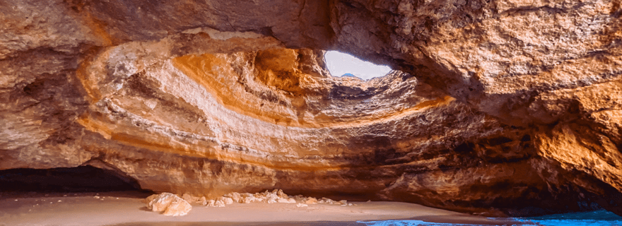 Tour privé en bateau à Benagil et Praia da Marinha - arrêt baignade