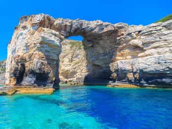 Erkunde Paxos & Antipaxos mit dem Georgia-Boot - Private Tour