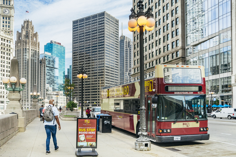 Chicago: Hop-on Hop-off Sightseeing Tour mit dem Open-Top-Bus24-h-Ticket für den Hop-On/Hop-Off-Bus