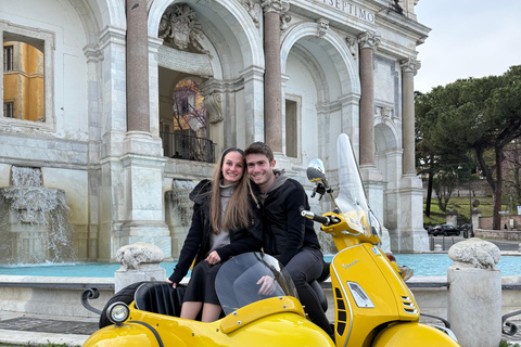 Rome Vespa Sidecar Tour: 90-Minute Panoramic Experience Shared Sidecar Experience
