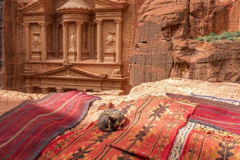 Petra de nuit: billets de spectacle et prise en charge à l'hôtelExcursion d'une journée à Petra: & Petra by Night (sans frais d'entrée)