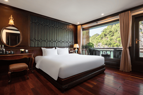 Hanoi: 2-dagars Halong-Lan Ha Bay BEST SELLER 5* kryssning balkong