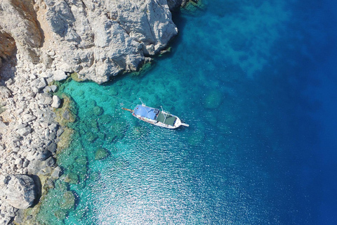 Antalya&amp;Kemer: Tour en barco por Suluada,Bahía de Adrasan,Playa de MaldivasTraslado desde Alanya