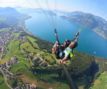 Lucerne: Paragliding Tandem Flights