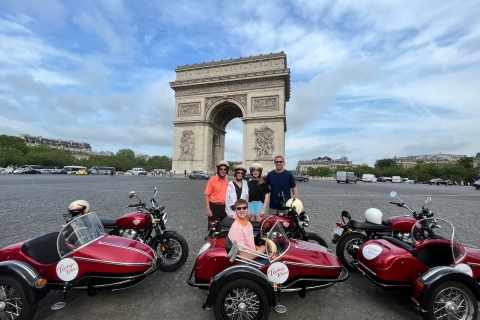 Parijs: monumententour in een zijspan van de motor