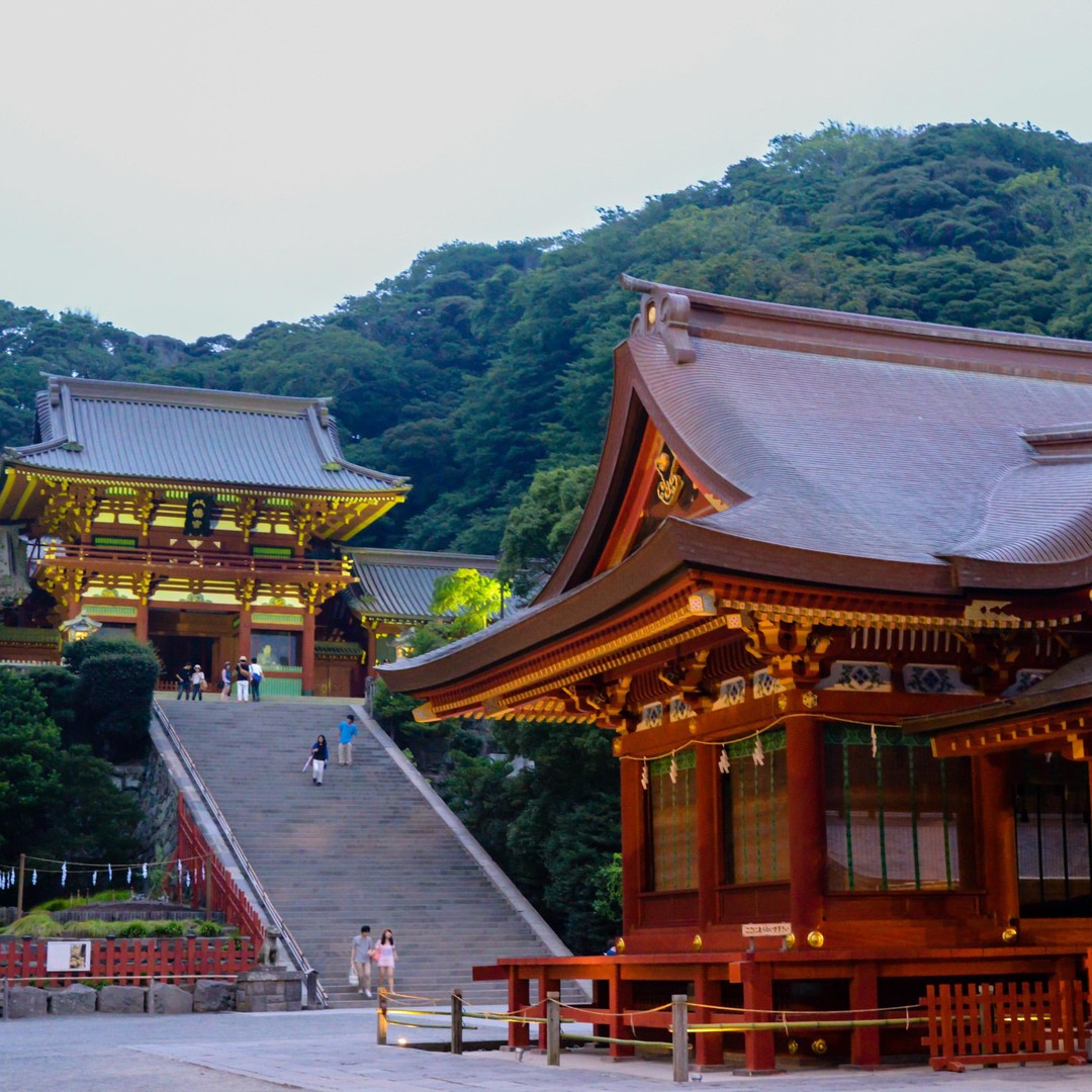 【楽天ランキング1位】 Tokyo: Kamakura Pickup Hotel with Tour Day Enoshima & 邦楽