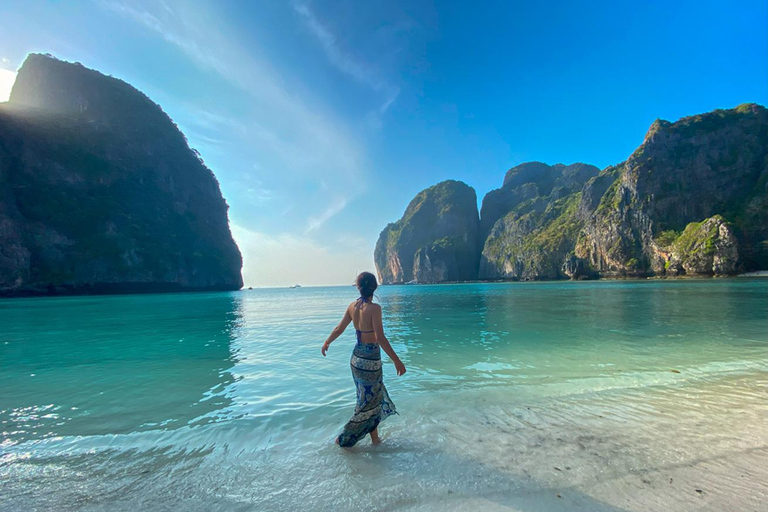 Koh Phi Phi: One-Day Maya Bay, Bamboo & Sunset by Speedboat (9 Hours) One-Day Sunset Speedboat Tour