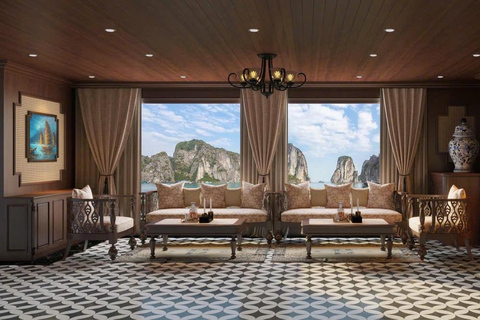 Hanoi: 2-Day Halong & Bai Tu Long Bay 5-Star Cruise, Balcony Halong: 2-Day Halong& Bai Tu Long 5-Star Cruise with balcony
