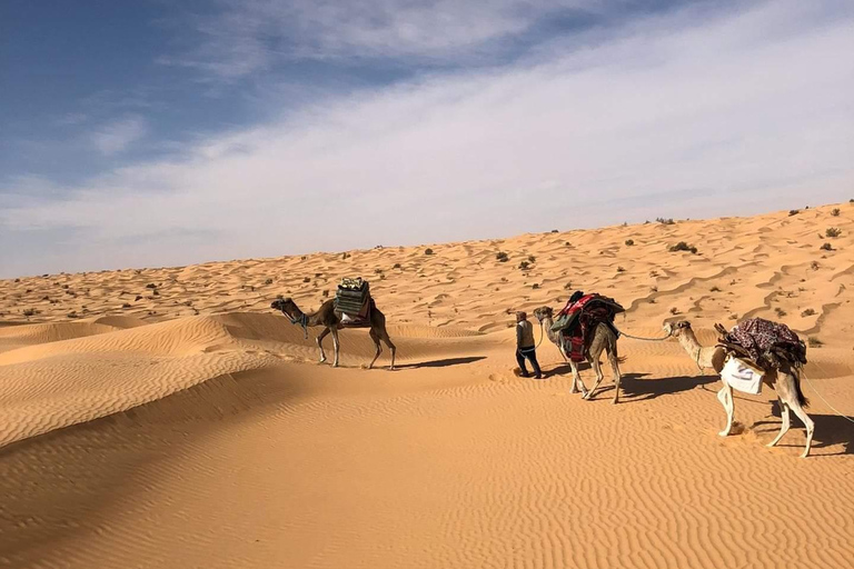 Dos días y una noche en un campamento, Ksar Ghilane desde Djerba