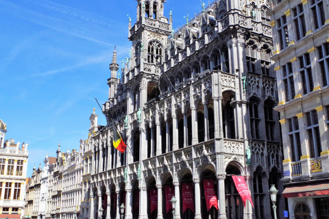 Bruselas: Tour a pie con comida belga, chocolate y cervezaBruselas: recorrido a pie con almuerzo belga, chocolate y cerveza