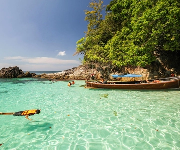 Koh Lipe: Snorkeltur på 5 øer med longtailbåd og frokost