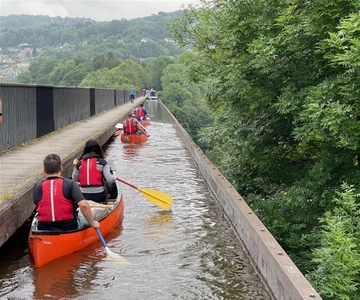 Llangollen: Aqueduct Canoe Tour Adventure
