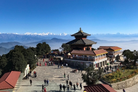 Presupuesto Katmandú: Tour privado en teleférico por la colina de Chandragiri