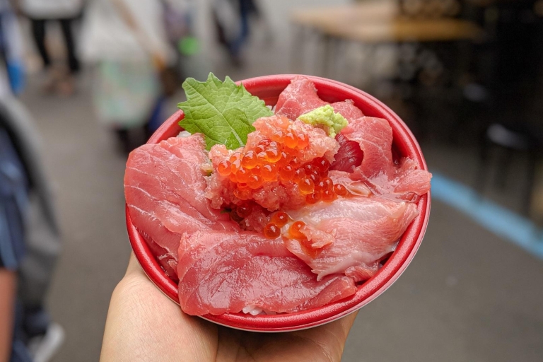 Visite en petit groupe du marché aux poissons de Tsukiji, visite culinaire