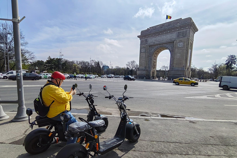 Visite de la ville électrique de Bucarest par Smart Balance #green