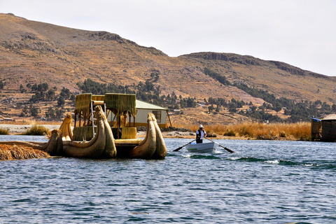 Excursion: 3 stops in the middle of Lake Titicaca, floating Uros and Taquile Excursion: 3 stops in the middle of Lake Titicaca, floating Uros Islands, and Taquile