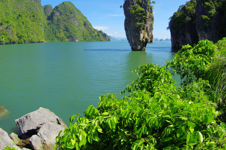 From Phuket: Phang Nga & James Bond Canoeing by Speedboat James Bond: Excluded Hotel Roundtrip Transfer