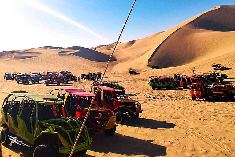 Huacachina: Dune Buggy Sightseeing Tour / Sandboard / Sand Ski / Bodyboard / Sunset-Toast Huacachina: Dune Buggy Sightseeing Tour / Sandboard / Sand Ski / Bodyboard / Sunset Toast