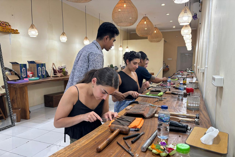 Kuta Bali Silver Making Class (Stone and Gold Plated Option) Silver Class With Gemstone