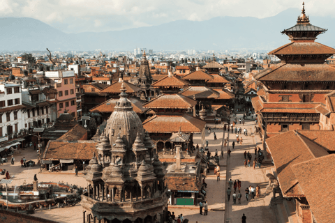 De Kathmandu: Viagem de 1 dia a Patan e Bhaktapur com traslados